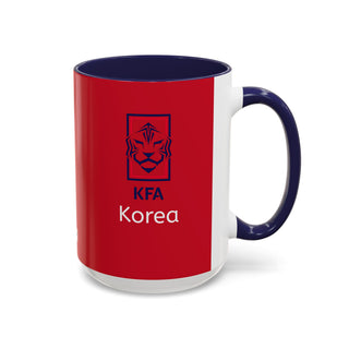 Korea Football Logo Coffee Mug | Accent Color 11oz 15oz