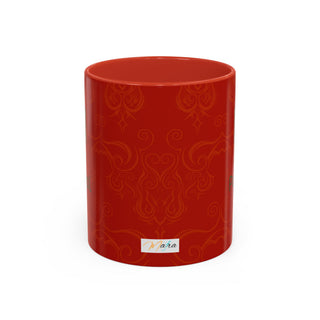 Portugal Crest Accent Coffee Mug | Red Portugal Coffee Mug