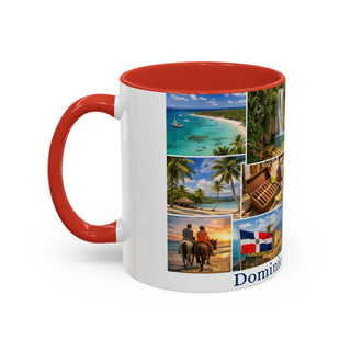 Dominican Republic Photo Collage Mug | Accent Coffee Mug
