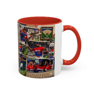 Dominican Baseball Classic Collage Mug | Accent Coffee Mug