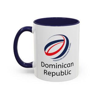Dominican Republic Football Logo Mug | Accent Coffee Mug 11oz 15oz