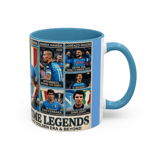 Napoli All-Time Legends Mug | Maradona Collage Coffee Mug