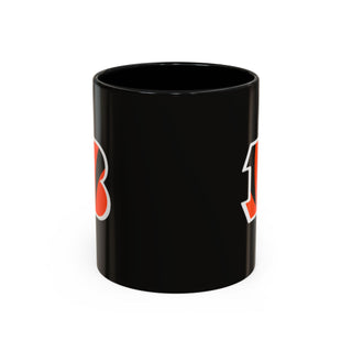 Cincinnati Bengals Black Accent Coffee Mug — Team Logo Fan Mug (11/15 oz)