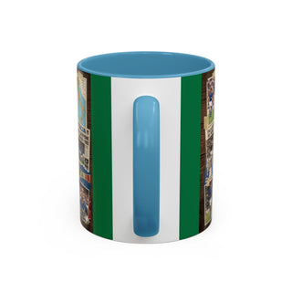 Azzurri Legends Italy Soccer Collage Accent Coffee Mug | Football Icons