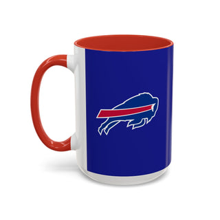 Buffalo Bills Accent Coffee Mug — NFL Team Logo 11/15oz