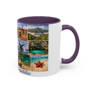 Dominican Republic Photo Collage Mug | Accent Coffee Mug