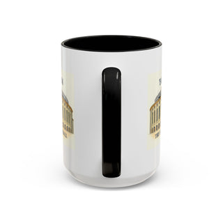 Yankee Stadium Illustration Accent Coffee Mug | Baseball Fan, Sports Collectible
