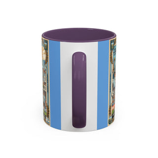Argentina Soccer Legends Collage Mug | Accent Coffee Mug