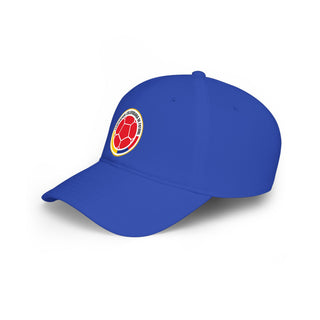 Colombia Football Printed Cap | Red Low Profile Football Cap