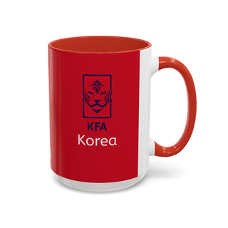 Korea Football Logo Coffee Mug | Accent Color 11oz 15oz