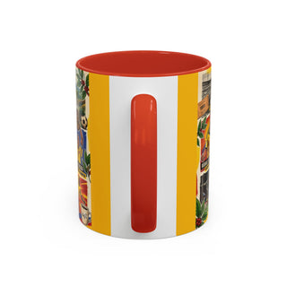 Colombian Football Legends Mug | Los Cafeteros Soccer Collage Coffee Mug