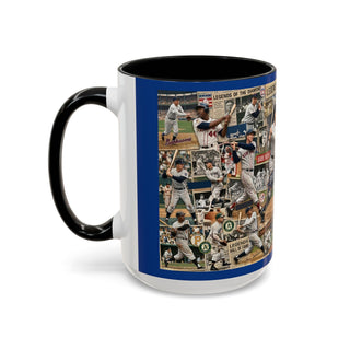Baseball Legends Collage Mug | Accent Coffee Mug 11oz 15oz