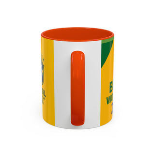 Brasil World Cup 2026 Mug | Yellow Soccer Crest, 11oz or 15oz