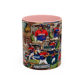 Dominican Baseball Classic Collage Mug | Accent Coffee Mug