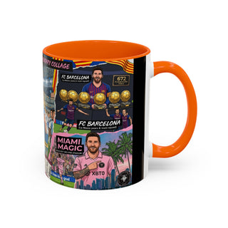 Messi Mugumentary Collage Mug | Accent Coffee Mug