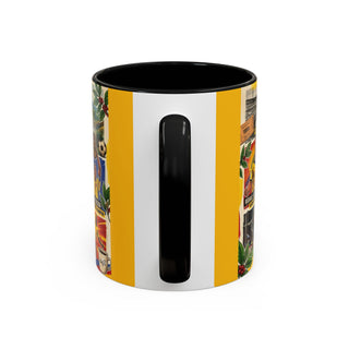 Colombian Football Legends Mug | Los Cafeteros Soccer Collage Coffee Mug