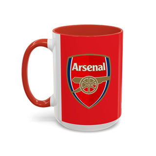 Arsenal FC Coffee Mug | Red Accent 11oz or 15oz