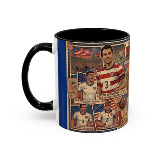 US Men's National Team Soccer Legends Mug | Vintage Collage, Soccer Players