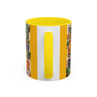 Colombian Football Legends Mug | Los Cafeteros Soccer Collage Coffee Mug