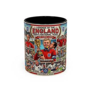 Legends of England Football Players mug | Accent Coffee Mug 11oz 15oz