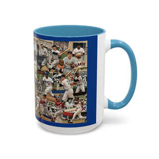 Baseball Legends Collage Mug | Accent Coffee Mug 11oz 15oz