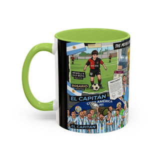 Messi Mugumentary Collage Mug | Accent Coffee Mug