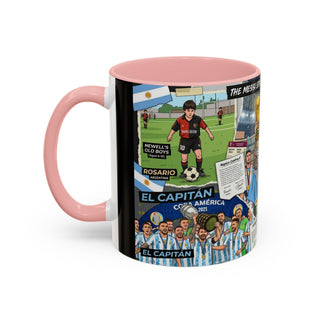Messi Mugumentary Collage Mug | Accent Coffee Mug