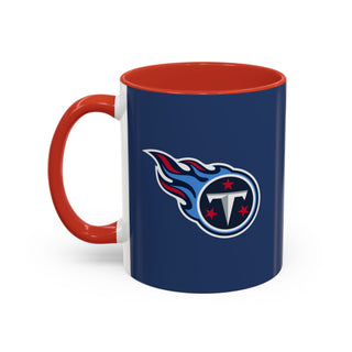 Tennessee Titans Accent Coffee Mug — Navy NFL Logo (11oz & 15oz)