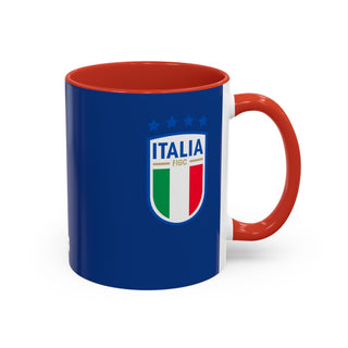 Italia Crest Mug | Accent Coffee Football Mug