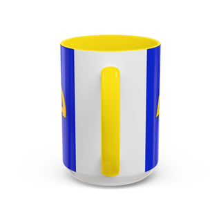 Los Angeles Rams Blue & Yellow Accent Coffee Mug — Team Logo Fan Mug