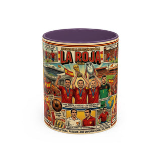 La Selección de España Soccer Legends Mug | Accent Coffee Mug 11oz or 15oz