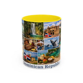 Dominican Republic Photo Collage Mug | Accent Coffee Mug