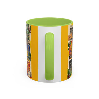 Colombian Football Legends Mug | Los Cafeteros Soccer Collage Coffee Mug