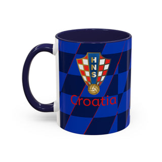 Croatia Football Crest Mug | Accent Coffee Mug 11oz 15oz
