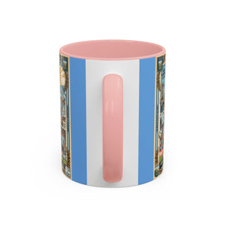 Argentina Soccer Legends Collage Mug | Accent Coffee Mug