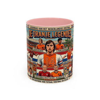Oranje Legends Portrait Mug | Accent Coffee Mug