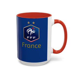France Football Crest Mug | Accent Coffee Mug 11oz 15oz
