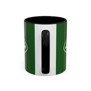 New York Jets Accent Coffee Mug — 11/15oz Team Logo Fan Gift