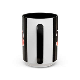 Cincinnati Bengals Black Accent Coffee Mug — Team Logo Fan Mug (11/15 oz)