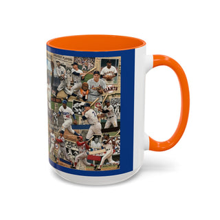 Baseball Legends Collage Mug | Accent Coffee Mug 11oz 15oz