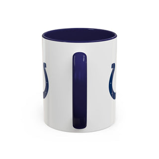 Indianapolis Colts Accent Coffee Mug — NFL Team Logo 11/15oz