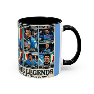 Napoli All-Time Legends Mug | Maradona Collage Coffee Mug