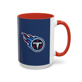 Tennessee Titans Accent Coffee Mug — Navy NFL Logo (11oz & 15oz)