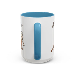 Cheerful Coffee Mug - Perfect for Coffee Lovers, First Cup Celebration, Gift for Friends and Family, Fun Kitchen Decor, Unique Drinkware
