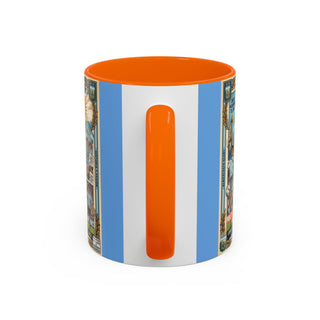 Argentina Soccer Legends Collage Mug | Accent Coffee Mug