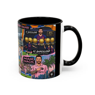 Messi Mugumentary Collage Mug | Accent Coffee Mug