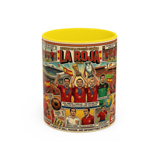 La Selección de España Soccer Legends Mug | Accent Coffee Mug 11oz or 15oz