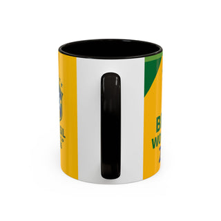 Brasil World Cup 2026 Mug | Yellow Soccer Crest, 11oz or 15oz