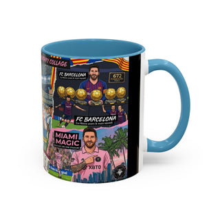 Messi Mugumentary Collage Mug | Accent Coffee Mug