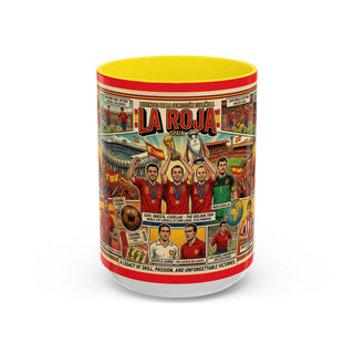La Selección de España Soccer Legends Mug | Accent Coffee Mug 11oz or 15oz